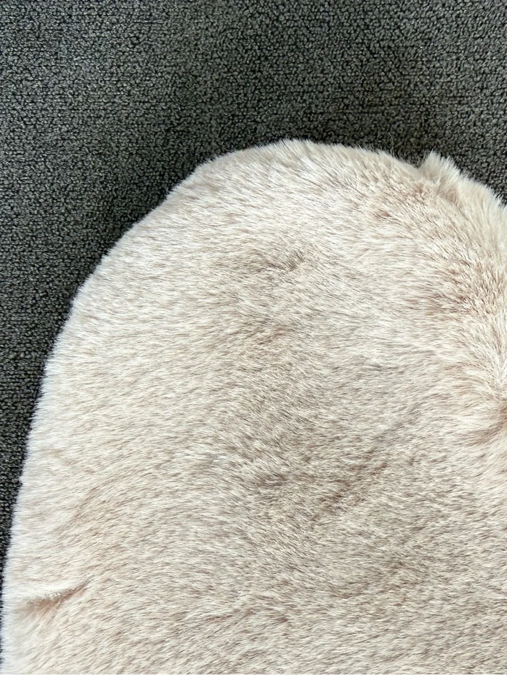 West Elm Plush Fur Stocking in Clay